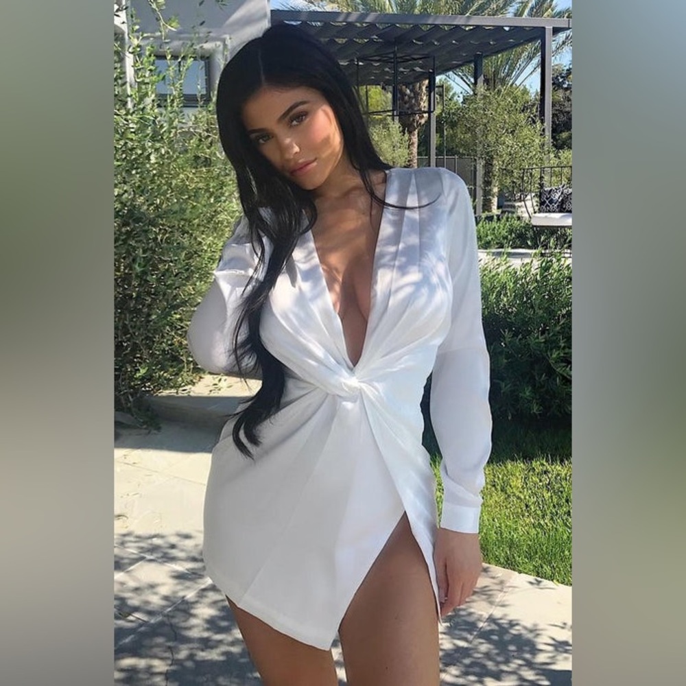 Fashion Nova White Mini Dress